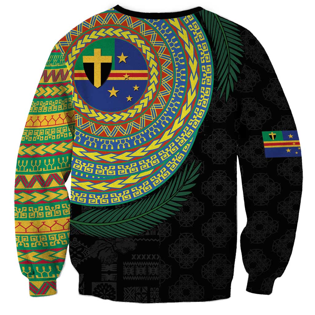 Tafea Tribal Tattoo with Namele Leaves Sweatshirt