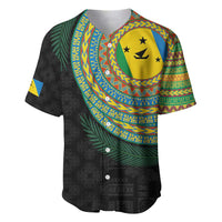 Malampa Tribal Tattoo with Namele Leaves Baseball Jersey