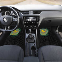 Malampa Tribal Tattoo with Namele Leaves Car Mats