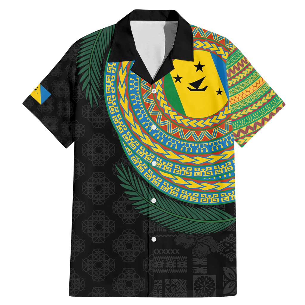 Malampa Tribal Tattoo with Namele Leaves Family Matching Mermaid Dress and Hawaiian Shirt