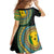 Malampa Tribal Tattoo with Namele Leaves Family Matching Summer Maxi Dress and Hawaiian Shirt