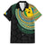 Malampa Tribal Tattoo with Namele Leaves Family Matching Summer Maxi Dress and Hawaiian Shirt