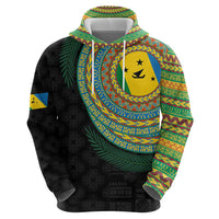 Malampa Tribal Tattoo with Namele Leaves Hoodie