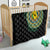 Malampa Tribal Tattoo with Namele Leaves Quilt