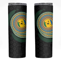 Malampa Tribal Tattoo with Namele Leaves Skinny Tumbler