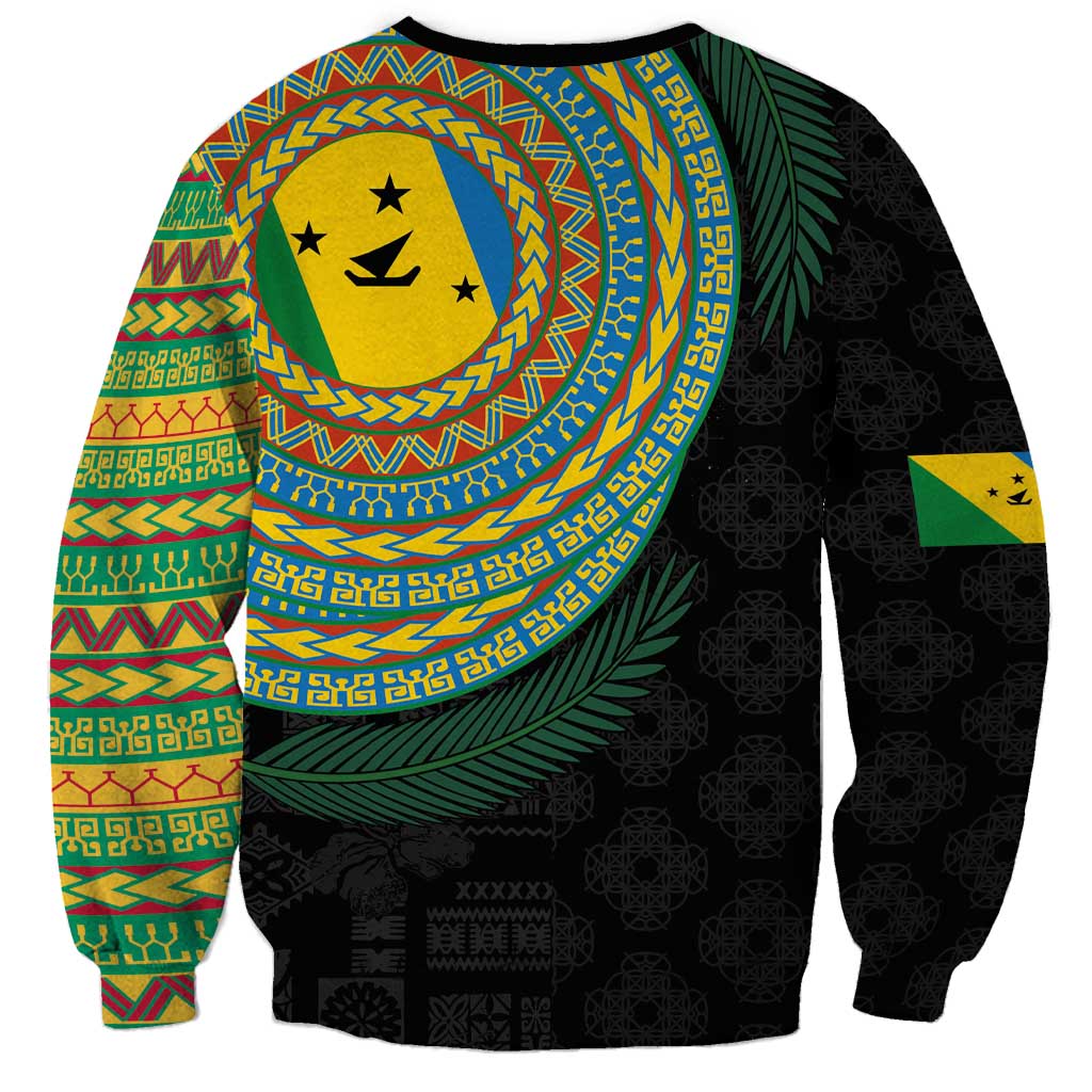 Malampa Tribal Tattoo with Namele Leaves Sweatshirt