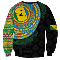 Malampa Tribal Tattoo with Namele Leaves Sweatshirt