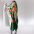 Manuʻa Islands and American Samoa Together Hooded Blanket Rooster and Eagle Mascot National Map and Flag Style