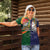 Manuʻa Islands and American Samoa Together Women Polo Shirt Rooster and Eagle Mascot National Map and Flag Style