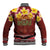 Aloha Plumeria Flowers Baseball Jacket With Hawaiian Style Tapa Tribal