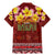 Aloha Plumeria Flowers Family Matching Mermaid Dress and Hawaiian Shirt With Hawaiian Style Tapa Tribal