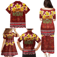 Aloha Plumeria Flowers Family Matching Puletasi and Hawaiian Shirt With Hawaiian Style Tapa Tribal
