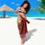 Aloha Plumeria Flowers Sarong With Hawaiian Style Tapa Tribal