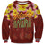 Aloha Plumeria Flowers Sweatshirt With Hawaiian Style Tapa Tribal