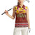Aloha Plumeria Flowers Women Sleeveless Polo Shirt With Hawaiian Style Tapa Tribal