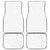 Niue White Sunday Car Mats Hiapo Tribal Art Tattoos - Polynesian Pride