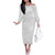 Niue White Sunday Family Matching Off The Shoulder Long Sleeve Dress and Hawaiian Shirt Hiapo Tribal Art Tattoos - Polynesian Pride