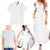 Niue White Sunday Family Matching Summer Maxi Dress and Hawaiian Shirt Hiapo Tribal Art Tattoos - Polynesian Pride