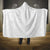 Niue White Sunday Hooded Blanket Hiapo Tribal Art Tattoos - Polynesian Pride