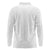 Niue White Sunday Long Sleeve Polo Shirt Hiapo Tribal Art Tattoos - Polynesian Pride