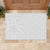 Niue White Sunday Rubber Doormat Hiapo Tribal Art Tattoos - Polynesian Pride