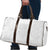 Niue White Sunday Travel Bag Hiapo Tribal Art Tattoos - Polynesian Pride