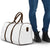 Niue White Sunday Travel Bag Hiapo Tribal Art Tattoos - Polynesian Pride