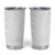Niue White Sunday Tumbler Cup Hiapo Tribal Art Tattoos - Polynesian Pride