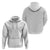 Niue White Sunday Zip Hoodie Hiapo Tribal Art Tattoos - Polynesian Pride