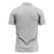 Niue White Sunday Zipper Polo Shirt Hiapo Tribal Art Tattoos - Polynesian Pride