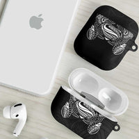 Super Samoan Traditional Tribal Art Tattoos AirPods Case Black Color - Polynesian Pride