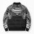 Super Samoan Traditional Tribal Art Tattoos Bomber Puffer Jacket Black Color - Polynesian Pride