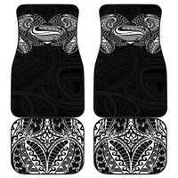 Super Samoan Traditional Tribal Art Tattoos Car Mats Black Color - Polynesian Pride