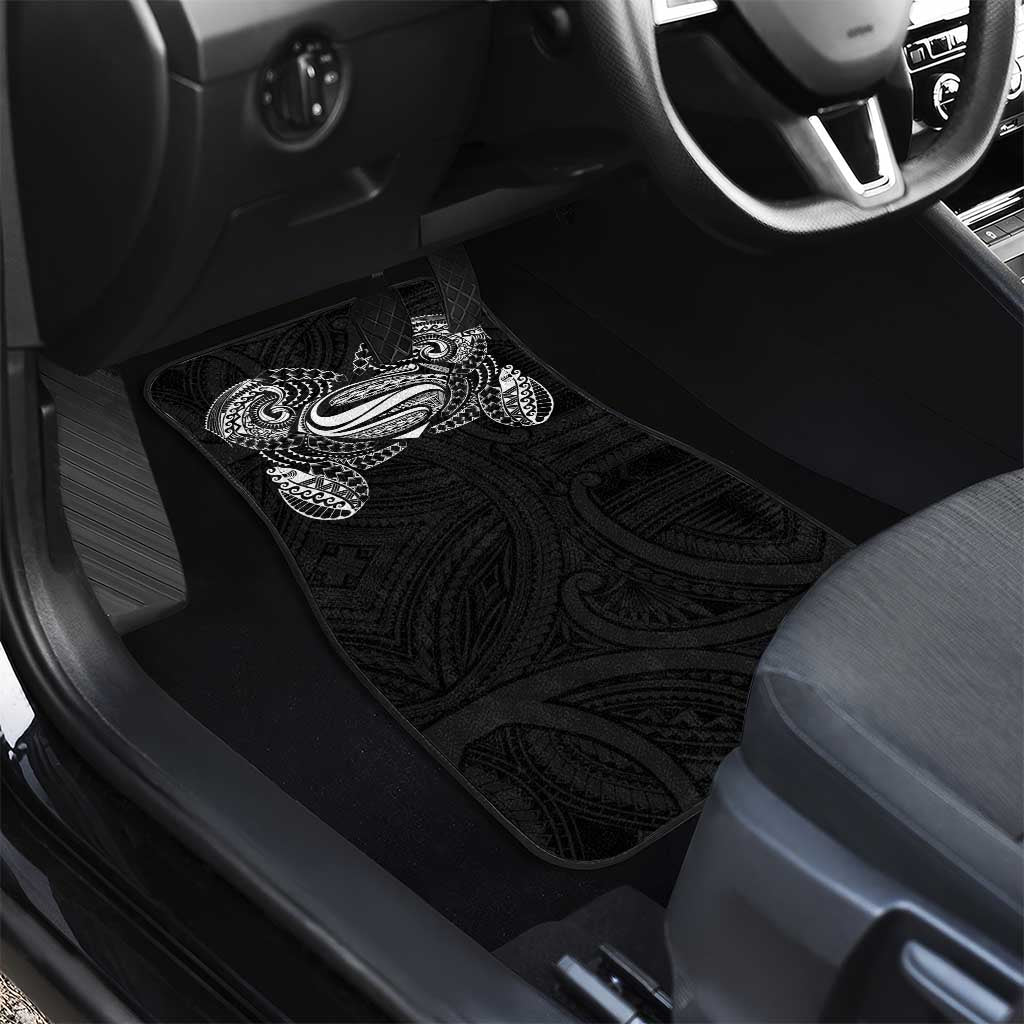 Super Samoan Traditional Tribal Art Tattoos Car Mats Black Color - Polynesian Pride