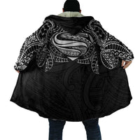 Super Samoan Traditional Tribal Art Tattoos Cloak Black Color - Polynesian Pride