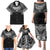 Super Samoan Traditional Tribal Art Tattoos Family Matching Puletasi and Hawaiian Shirt Black Color - Polynesian Pride