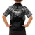 Super Samoan Traditional Tribal Art Tattoos Family Matching Summer Maxi Dress and Hawaiian Shirt Black Color - Polynesian Pride