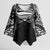 Super Samoan Traditional Tribal Art Tattoos Kimono Sleeve Blouse Black Color - Polynesian Pride