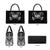 Super Samoan Traditional Tribal Art Tattoos Leather Bag Black Color - Polynesian Pride