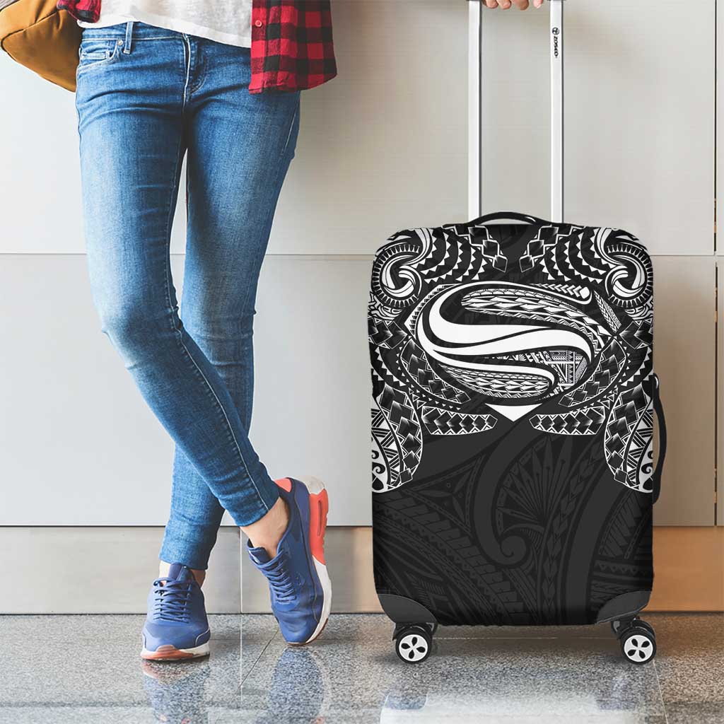 Super Samoan Traditional Tribal Art Tattoos Luggage Cover Black Color - Polynesian Pride