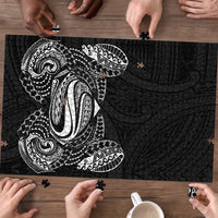 Super Samoan Traditional Tribal Art Tattoos Puzzle Black Color - Polynesian Pride