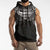 Super Samoan Traditional Tribal Art Tattoos Sleeveless Hoodie Black Color - Polynesian Pride