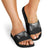 Super Samoan Traditional Tribal Art Tattoos Slide Sandals Black Color - Polynesian Pride