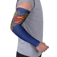 Super Samoan Traditional Tribal Art Tattoos Arm Sleeves Blue Color LT03 - Polynesian Pride