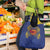 Super Samoan Traditional Tribal Art Tattoos Grocery Bag Blue Color - Polynesian Pride