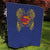 Super Samoan Traditional Tribal Art Tattoos Quilt Blue Color - Polynesian Pride