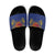Super Samoan Traditional Tribal Art Tattoos Slide Sandals Blue Color - Polynesian Pride