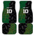 Aotearoa South Africa Rugby Freedom Cup Car Mats Kiwi Warriors Haka with King Protea Symbol - Polynesian Pride