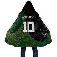Custom Aotearoa South Africa Rugby Freedom Cup Cloak Kiwi Warriors Haka with King Protea Symbol - Polynesian Pride