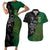 Custom Aotearoa South Africa Rugby Freedom Cup Couples Matching Short Sleeve Bodycon Dress and Hawaiian Shirt Kiwi Warriors Haka with King Protea Symbol - Polynesian Pride